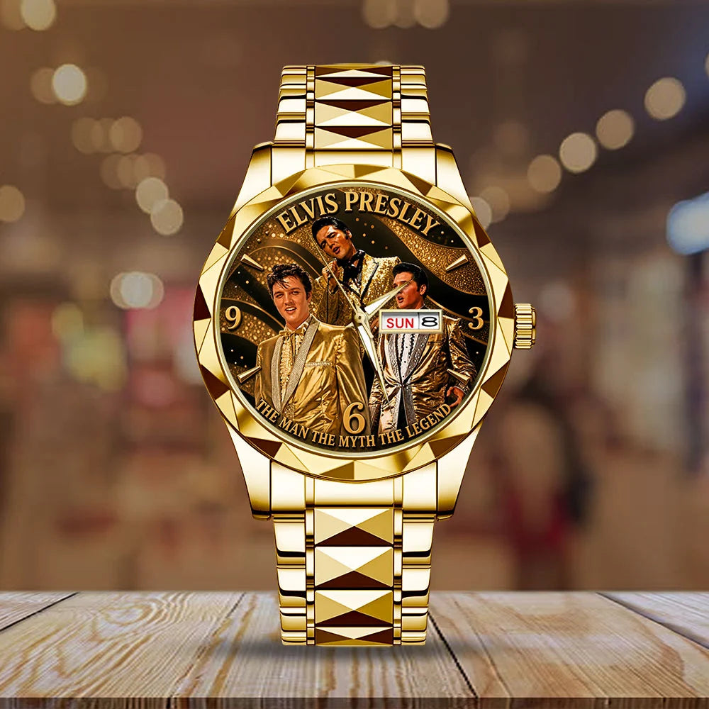 Elvis Presley Alloy Luxury Quartz Watch - TMTHU8614