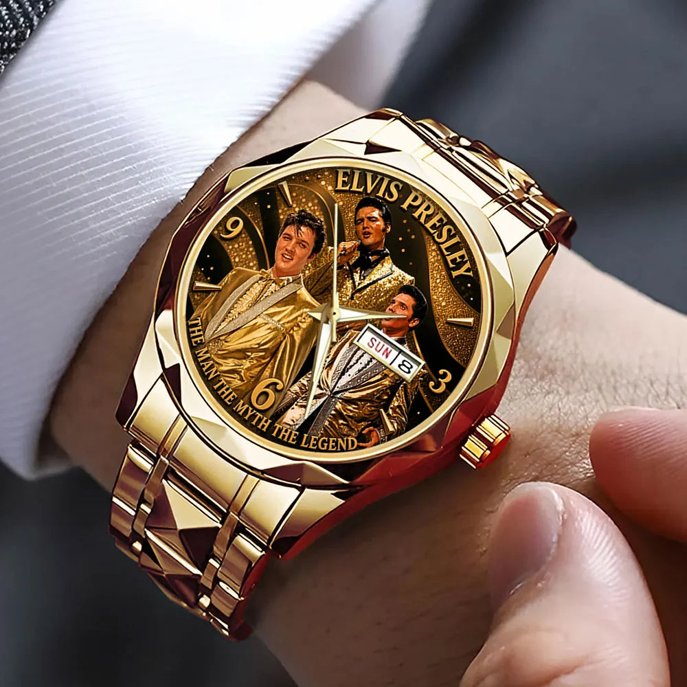 Elvis Presley Alloy Luxury Quartz Watch - TMTHU8614