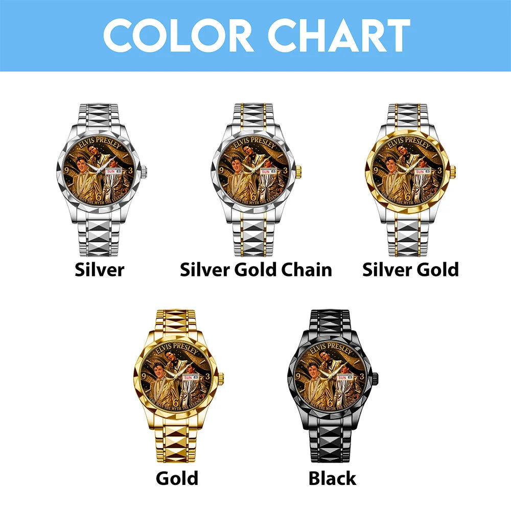 Elvis Presley Alloy Luxury Quartz Watch - TMTHU8614