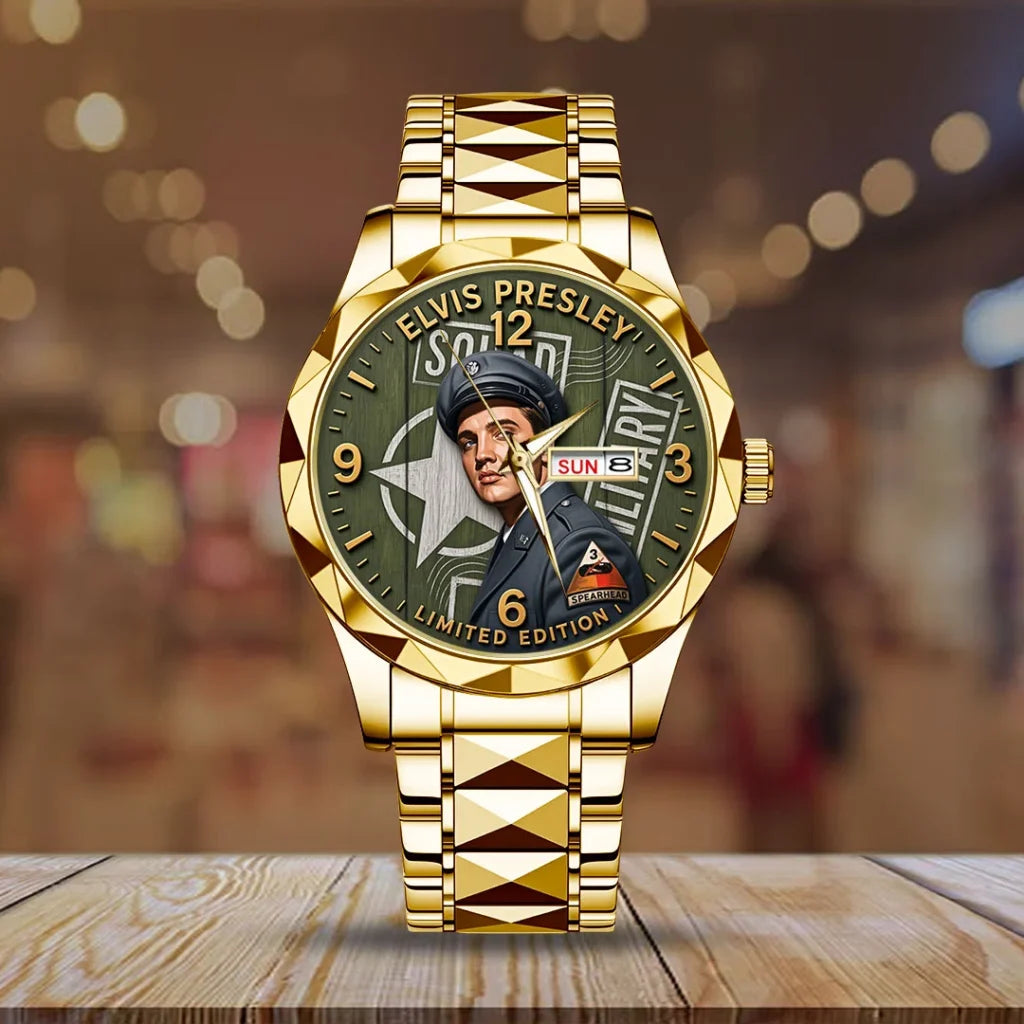 Elvis Presley Alloy Luxury Quartz Watch - TMTHU8615