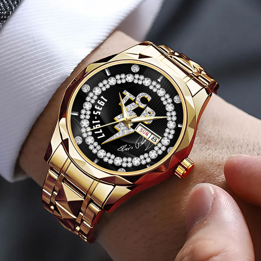 Elvis Presley Alloy Luxury Quartz Watch - GNE 3882