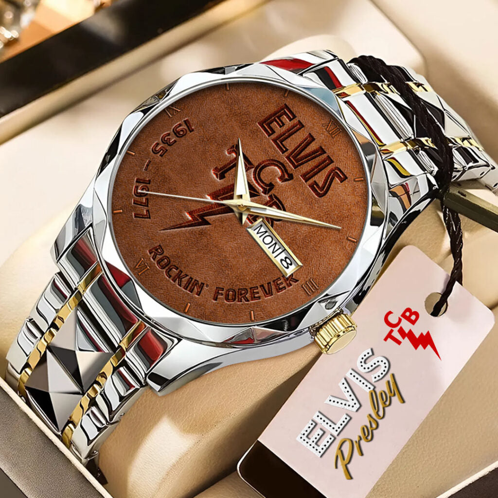 Elvis Presley Alloy Luxury Quartz Watch - HOATT 11976
