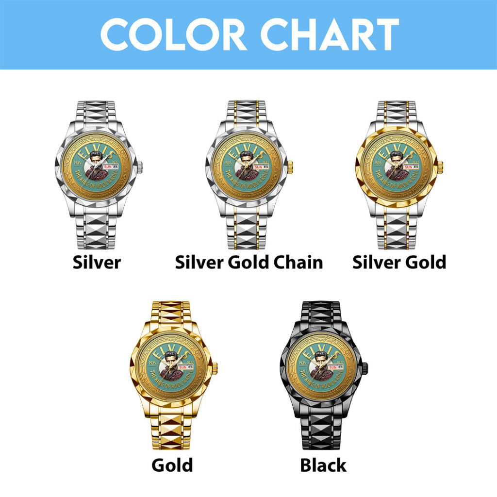 Elvis Presley Alloy Luxury Quartz Watch - HOATT15622