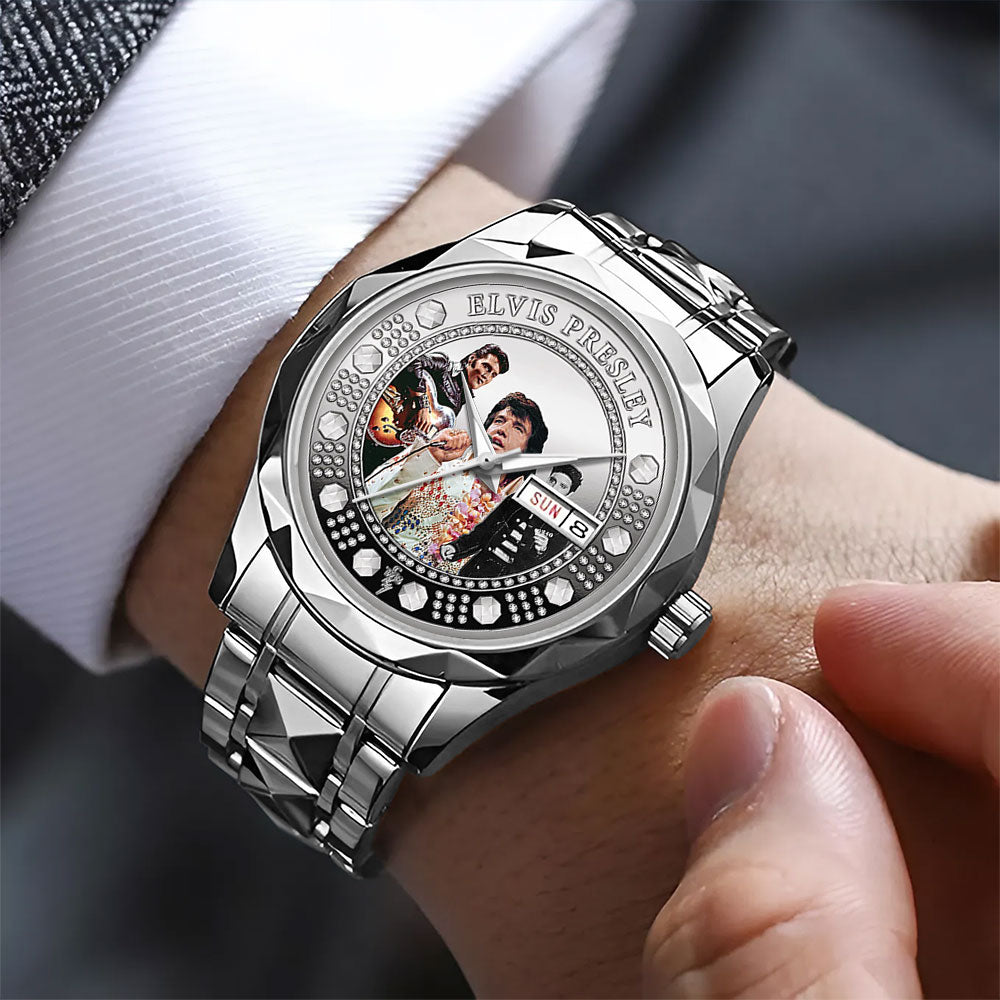 Elvis Presley Alloy Luxury Quartz Watch - MAITM12607
