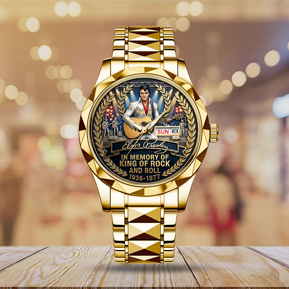 Elvis Presley Alloy Luxury Quartz Watch - MAITM14582