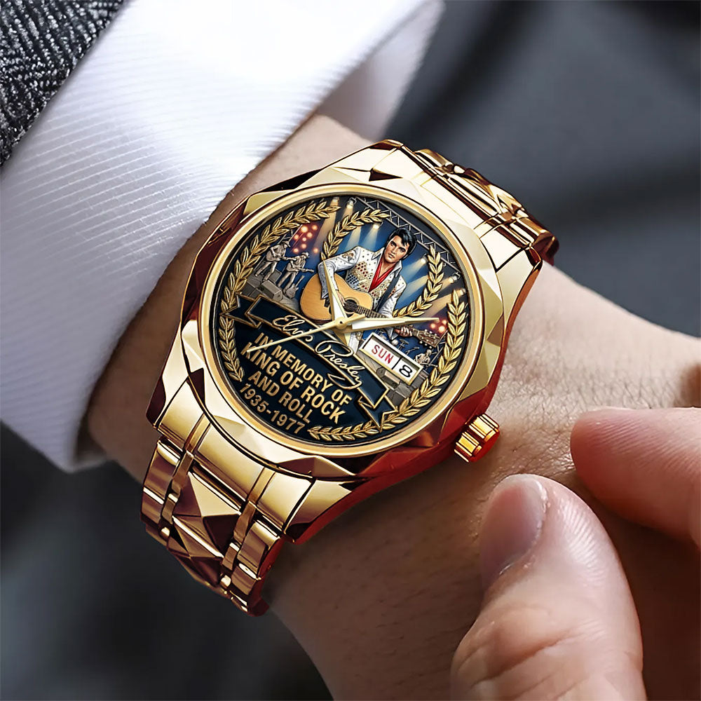 Elvis Presley Alloy Luxury Quartz Watch - MAITM14582