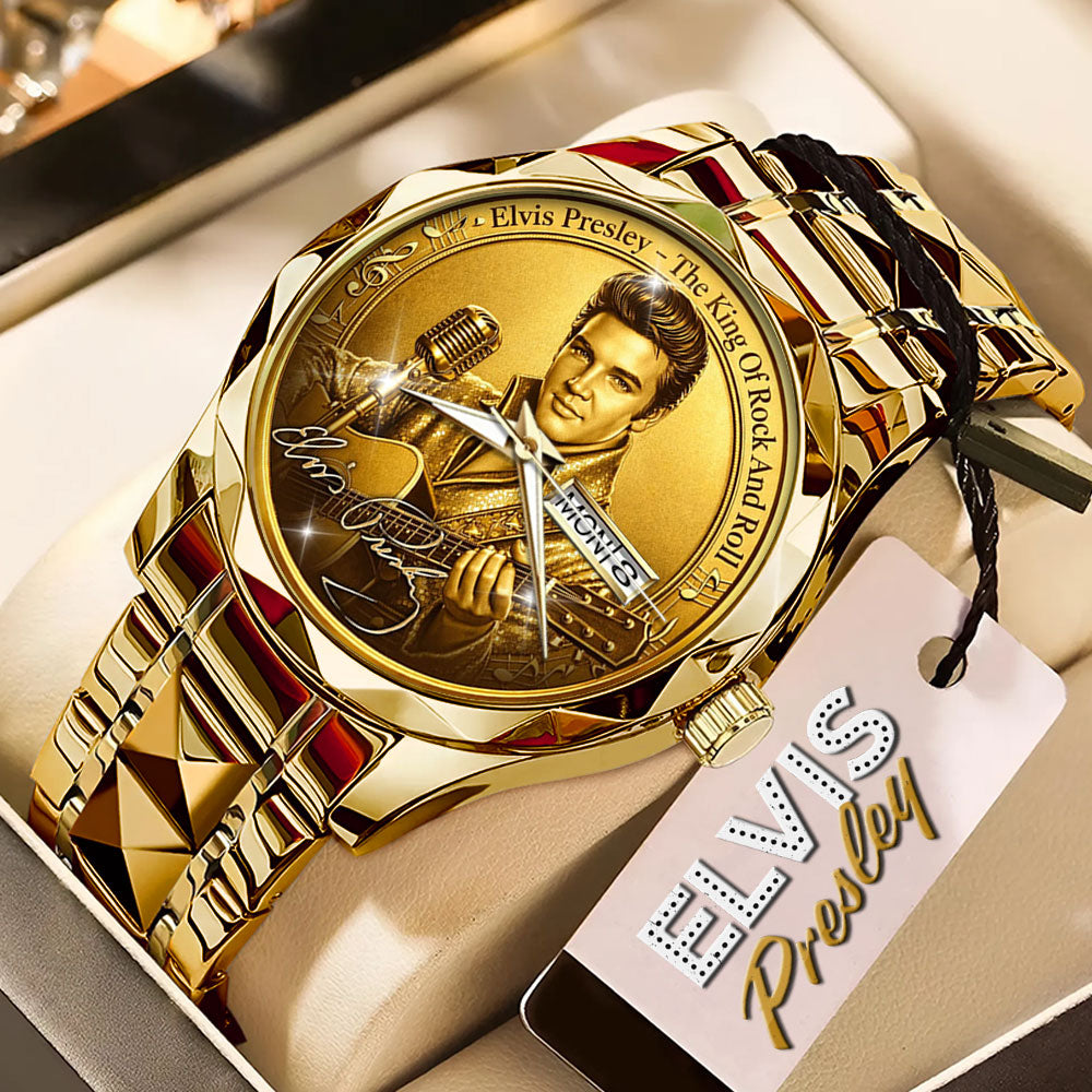 Elvis Presley Alloy Luxury Quartz Watch - MAITM14654