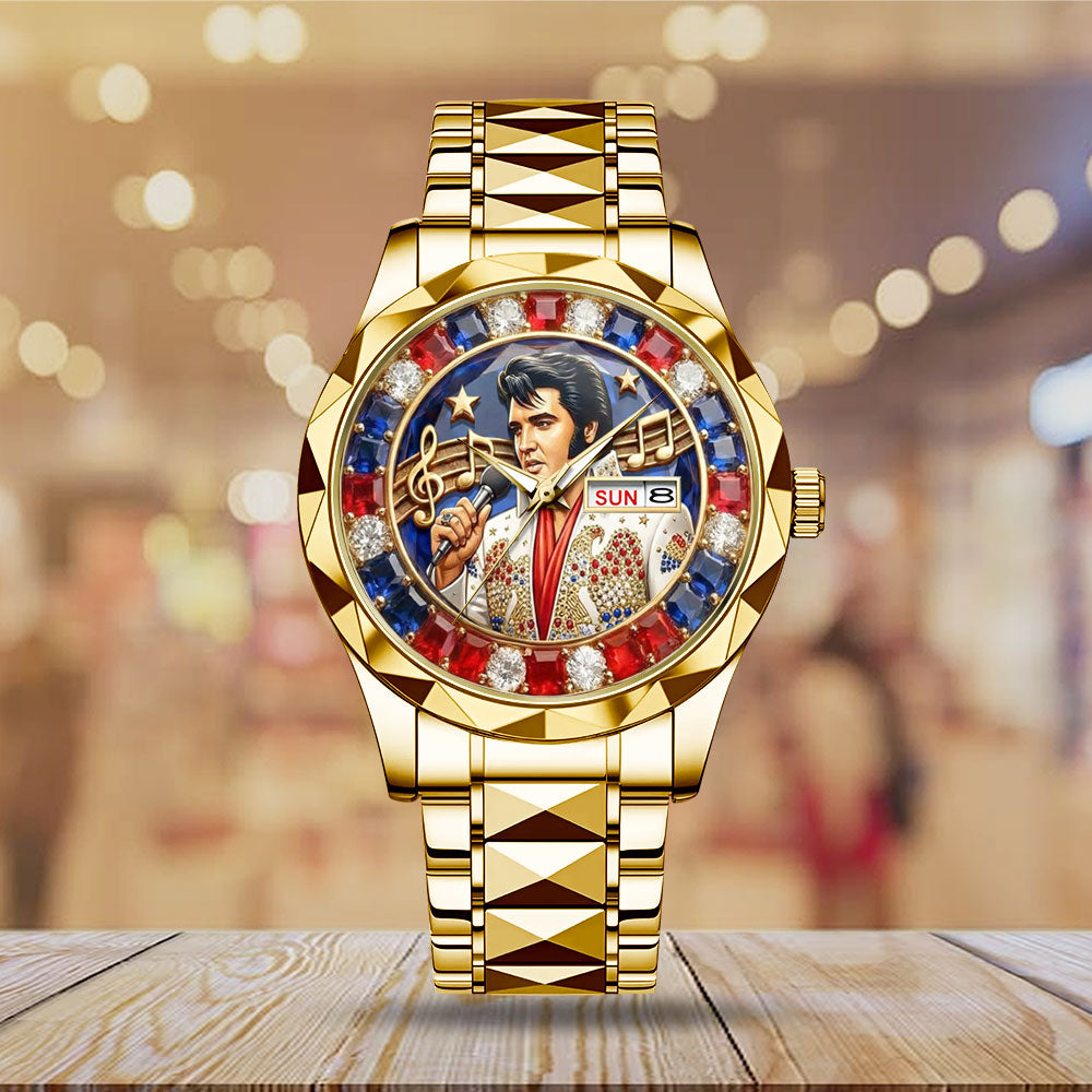 Elvis Presley Alloy Luxury Quartz Watch - MAITM14658