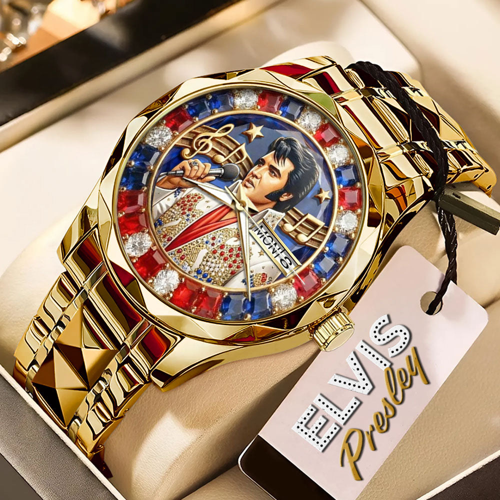 Elvis Presley Alloy Luxury Quartz Watch - MAITM14658