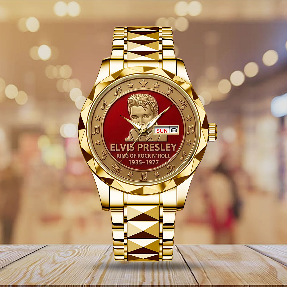 Elvis Presley Alloy Luxury Quartz Watch - MAITM15012