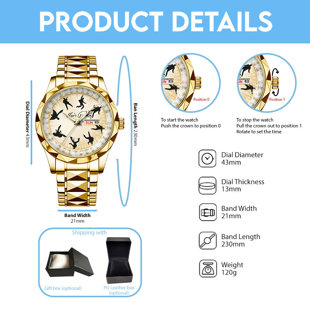 Elvis Presley Alloy Luxury Quartz Watch - TANTN 14497