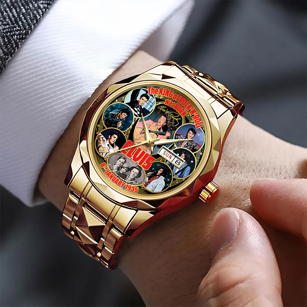 Elvis Presley Alloy Luxury Quartz Watch - TANTN16714