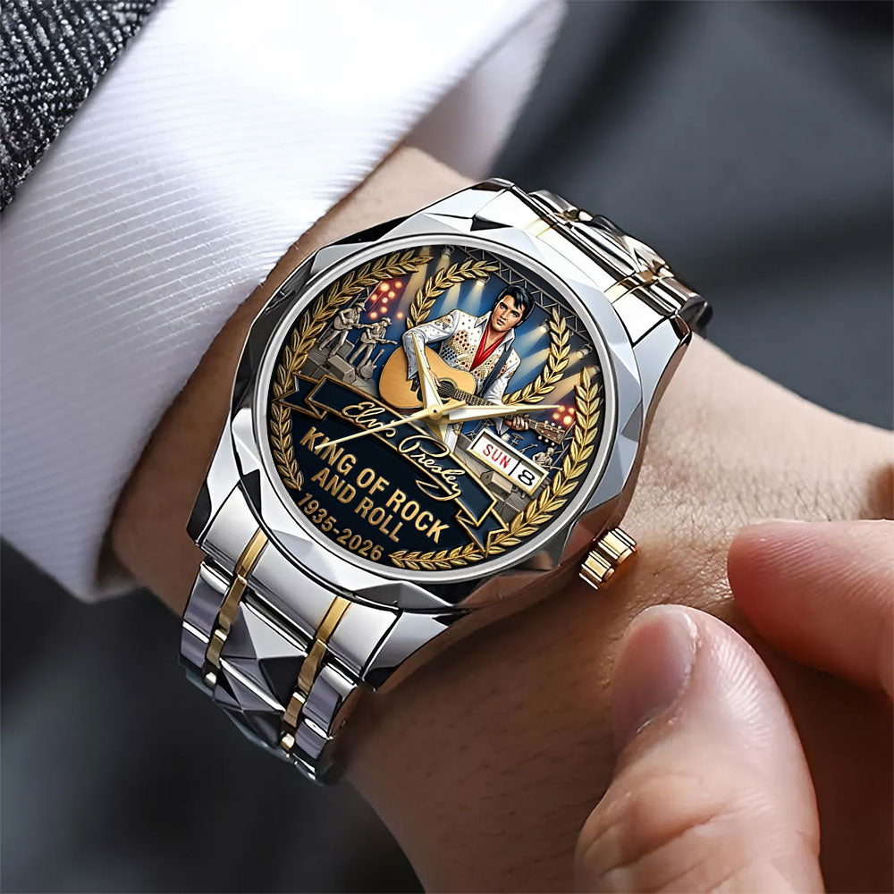 Elvis Presley Alloy Luxury Quartz Watch - TANTN20585