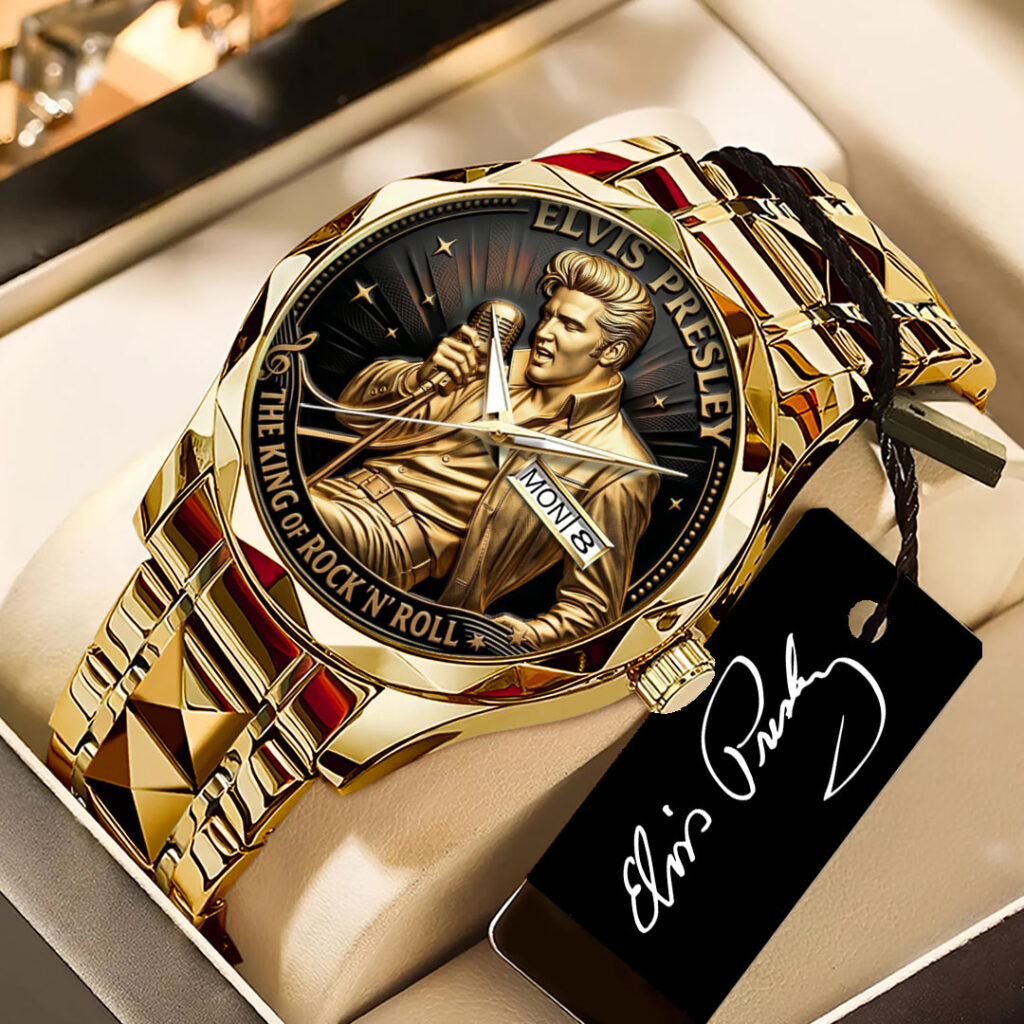 Elvis Presley Alloy Luxury Quartz Watch - TANTN22759