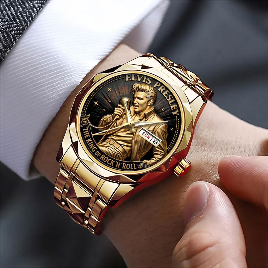 Elvis Presley Alloy Luxury Quartz Watch - TANTN22759