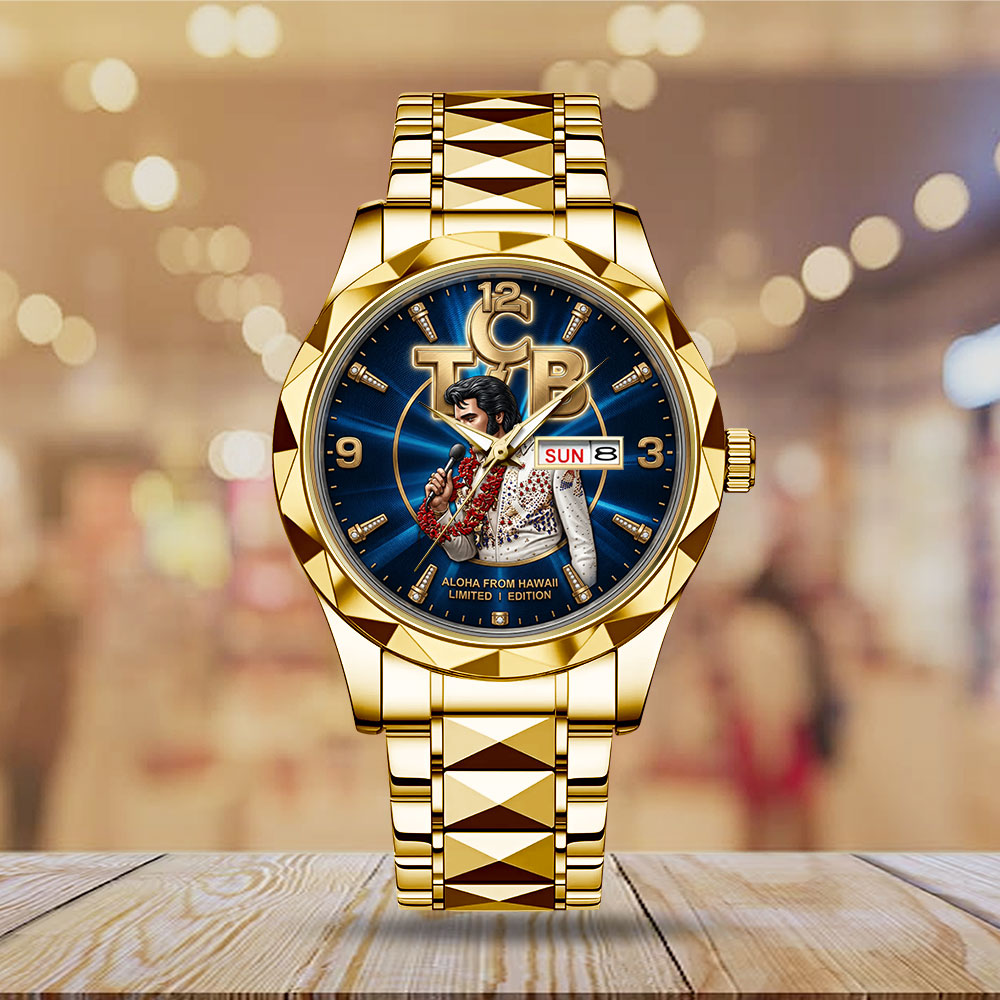 Elvis Presley Alloy Luxury Quartz Watch - TMTHU6479