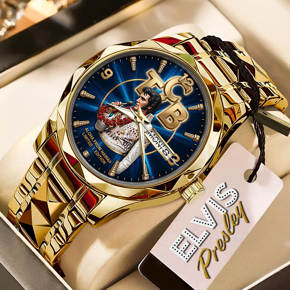 Elvis Presley Alloy Luxury Quartz Watch - TMTHU6479