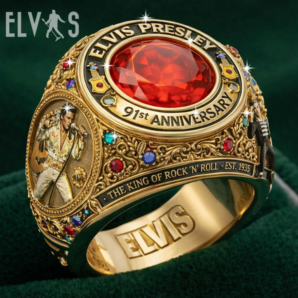 Elvis Presley Anniversary collector ring