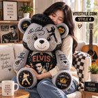 Elvis Presley Bear Shaped Pillow