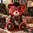 Elvis Presley Bear Shaped Pillow