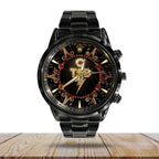 Elvis Presley Black Stainless Steel Watch - GNE NEW177
