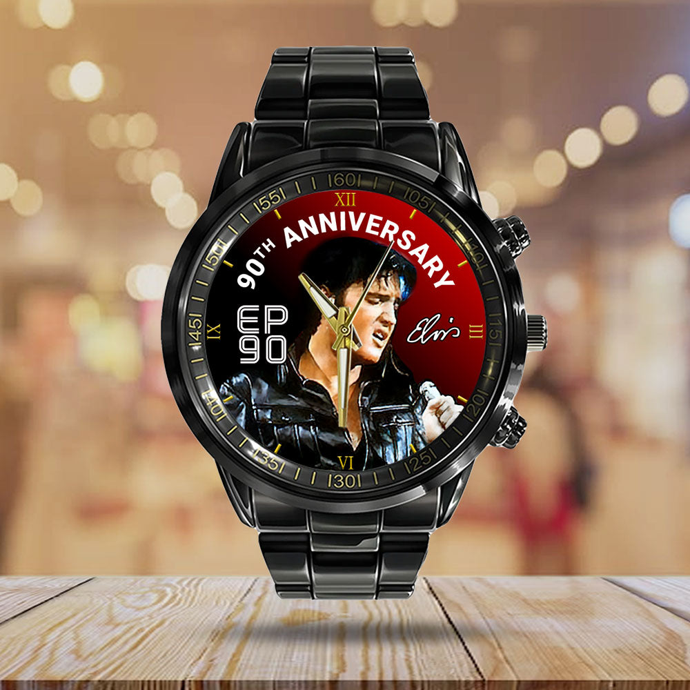 Elvis Presley Black Stainless Steel Watch - HOATT 11425