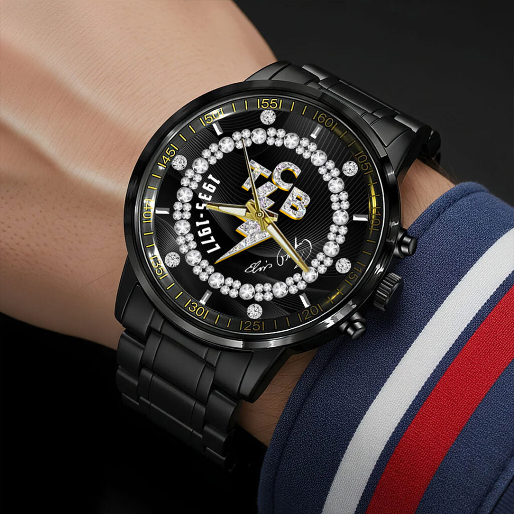 Elvis Presley Black Stainless Steel Watch - HOATT16098