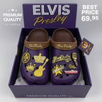 Elvis Presley Croc Charms
