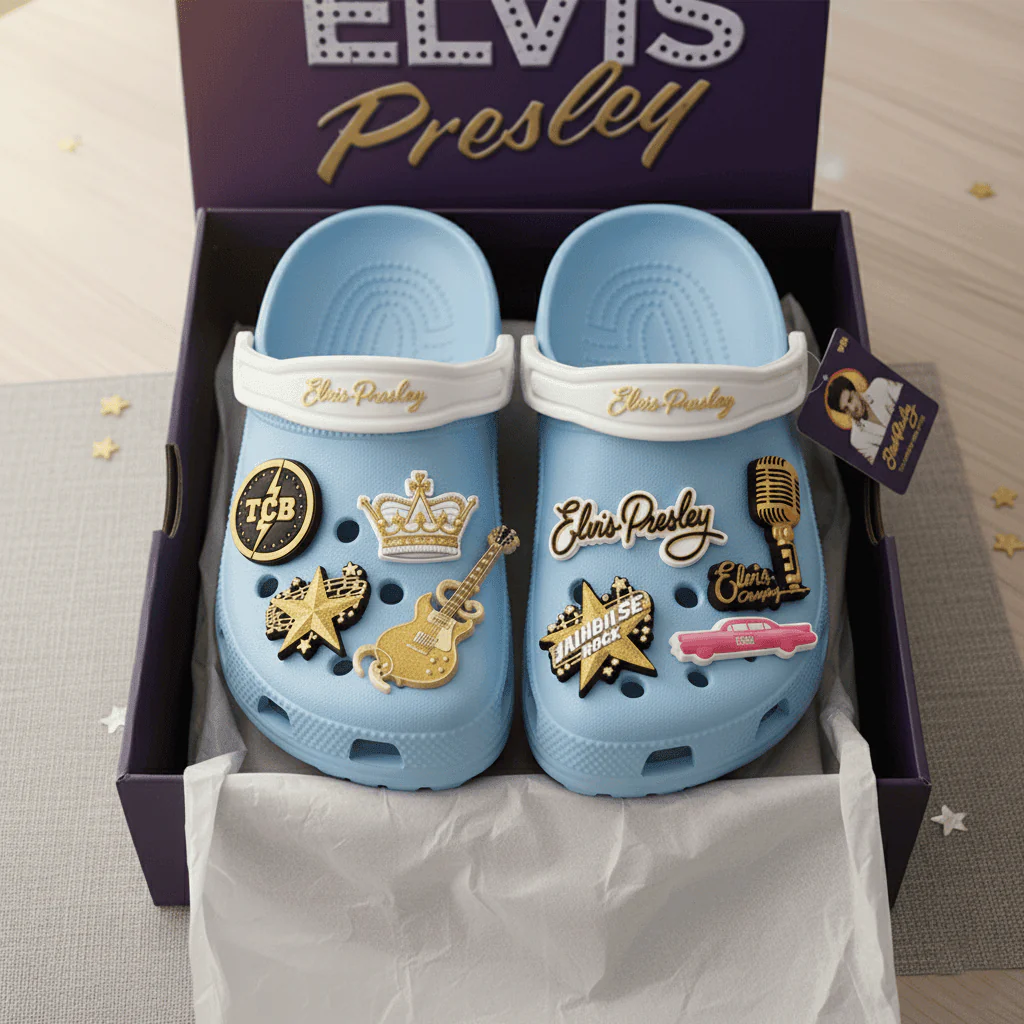 Elvis Presley Crocs Charms