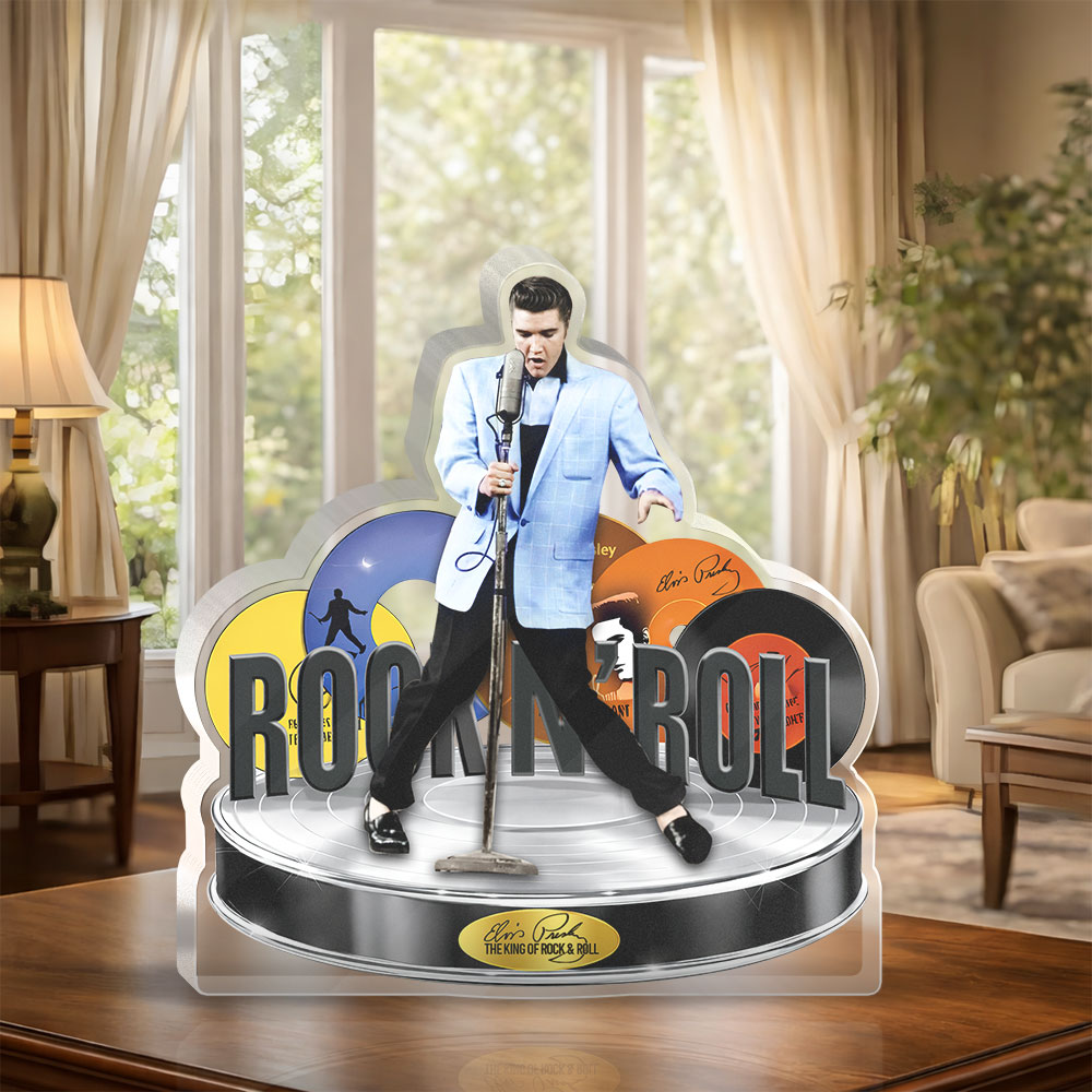 Elvis Presley Custom Shape Acrylic Plaque – HOATT16347
