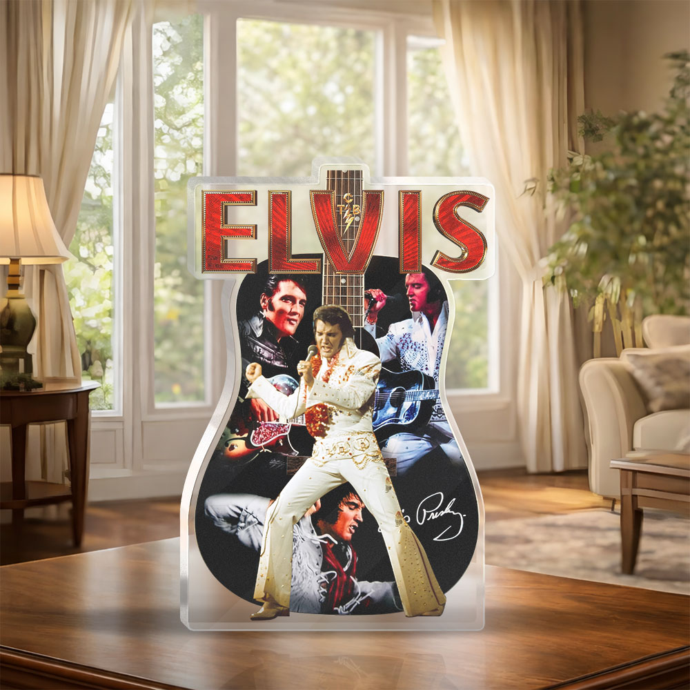Elvis Presley Custom Shape Acrylic Plaque – HOATT16427