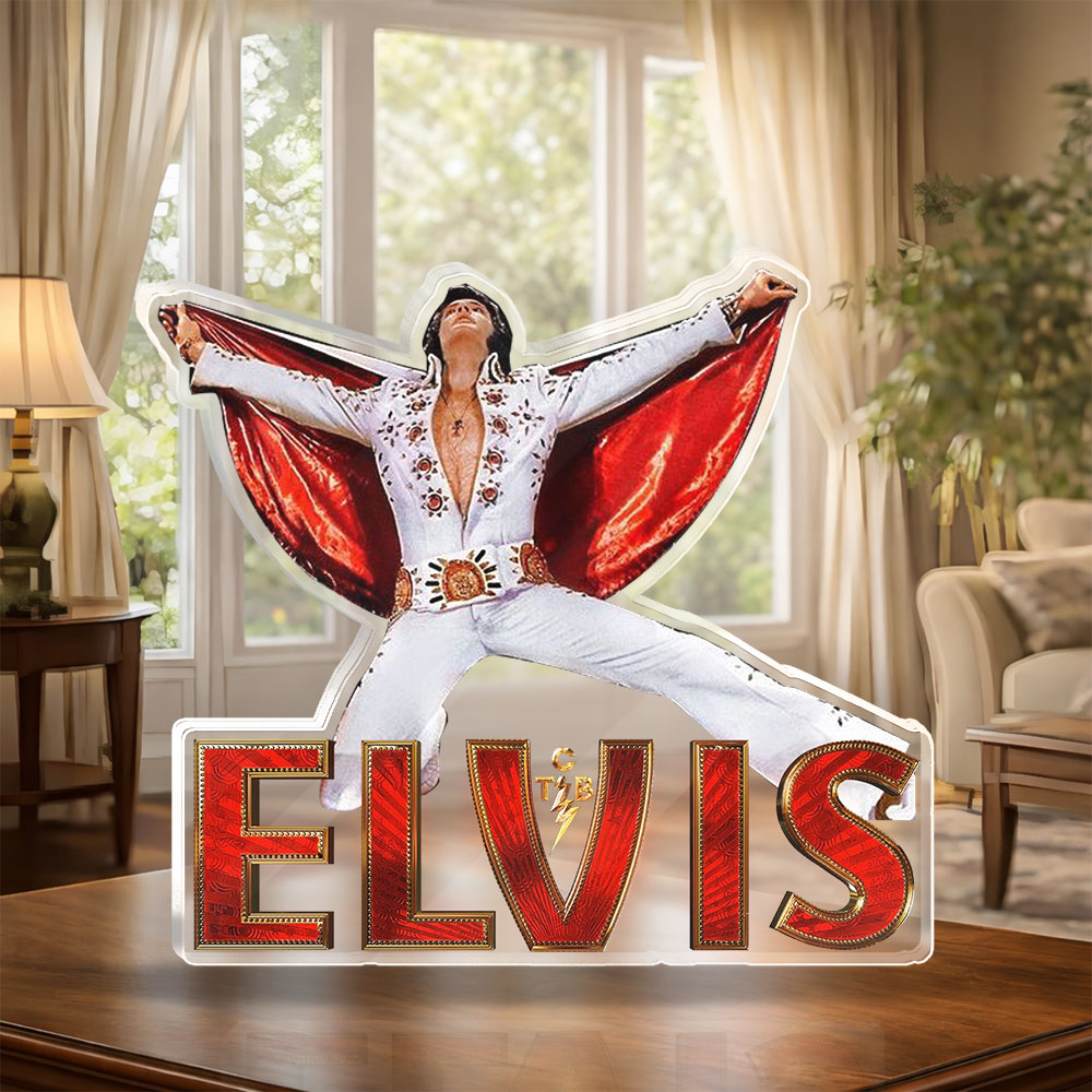 Elvis Presley Custom Shape Acrylic Plaque – MAITM14893