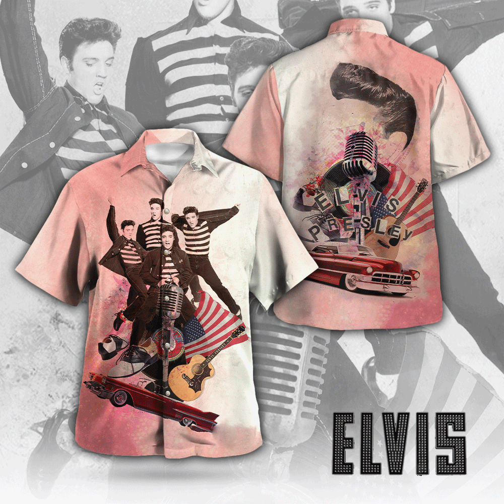 Elvis Presley 3D Hawaiian Apparel – GNE 2830