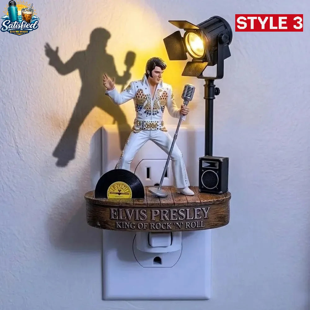 Elvis Presley King of Rock n Roll Night Light