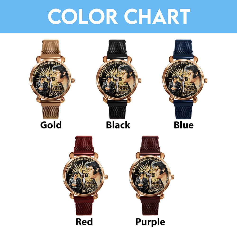 Elvis Presley Mesh Strap Quartz Watch - TMTHU4543
