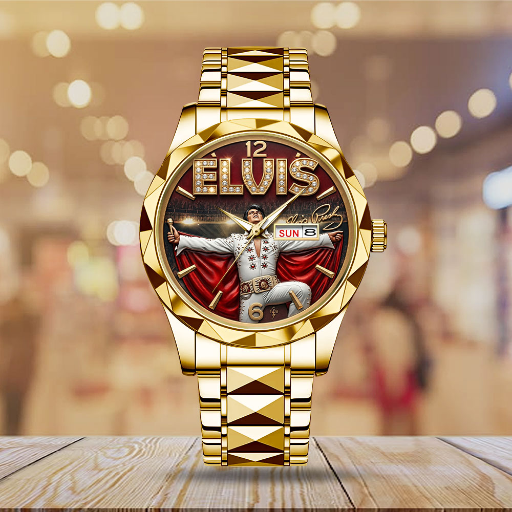 Elvis Presley Alloy Luxury Quartz Watch - TMTHU6478