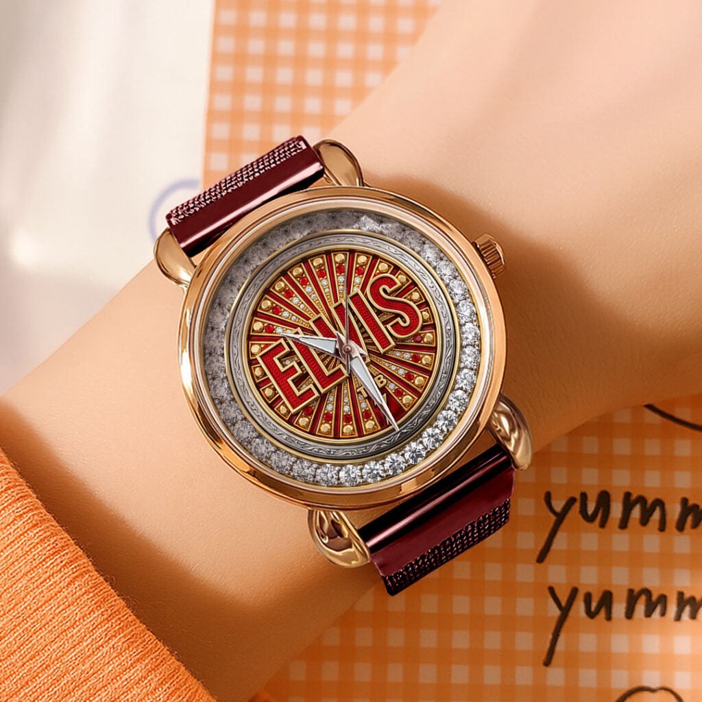 Elvis Presley Mesh Strap Quartz Watch - TMTHU8103