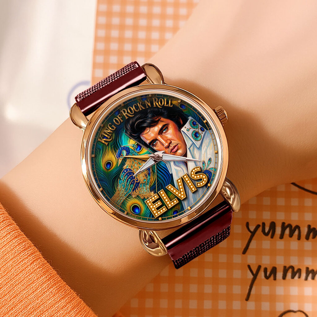 Elvis Presley Mesh Strap Quartz Watch - TMTHU8120