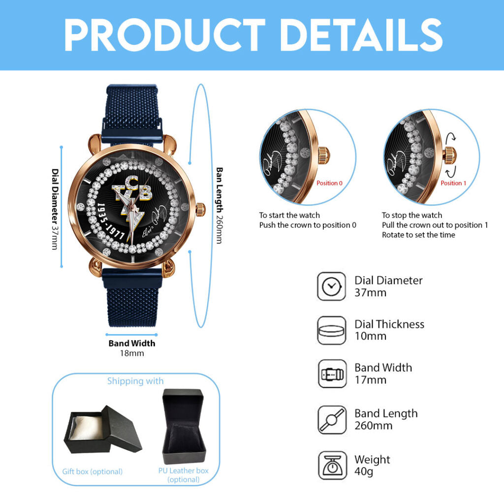 Elvis Presley Mesh Strap Quartz Watch - HOATT16480