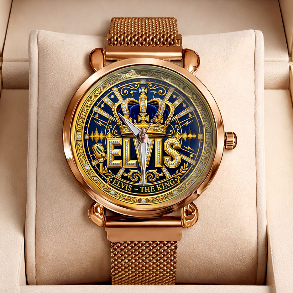 Elvis Presley Mesh Strap Quartz Watch - HOATT16762