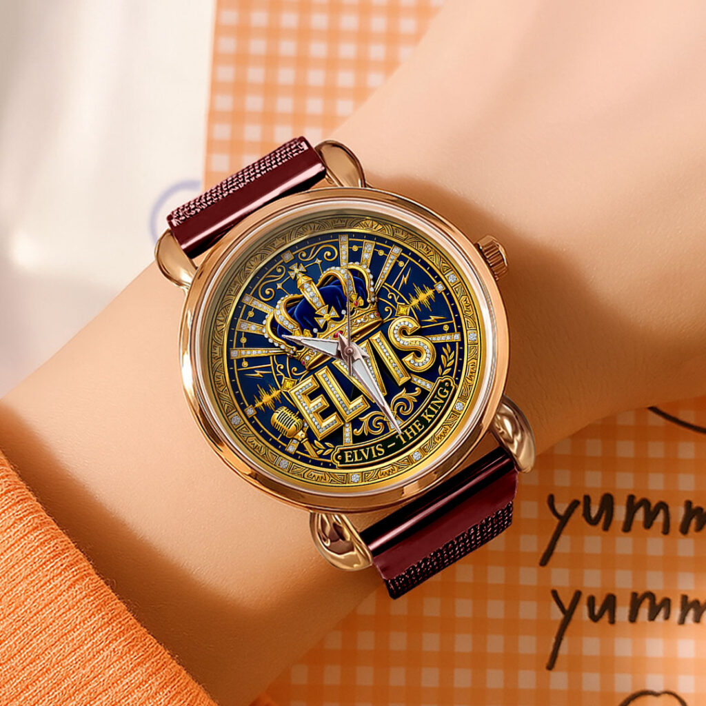 Elvis Presley Mesh Strap Quartz Watch - HOATT16762