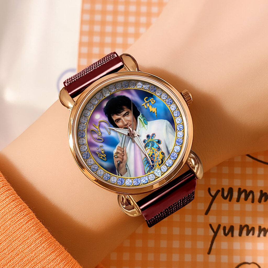 Elvis Presley Mesh Strap Quartz Watch - HOATT19471