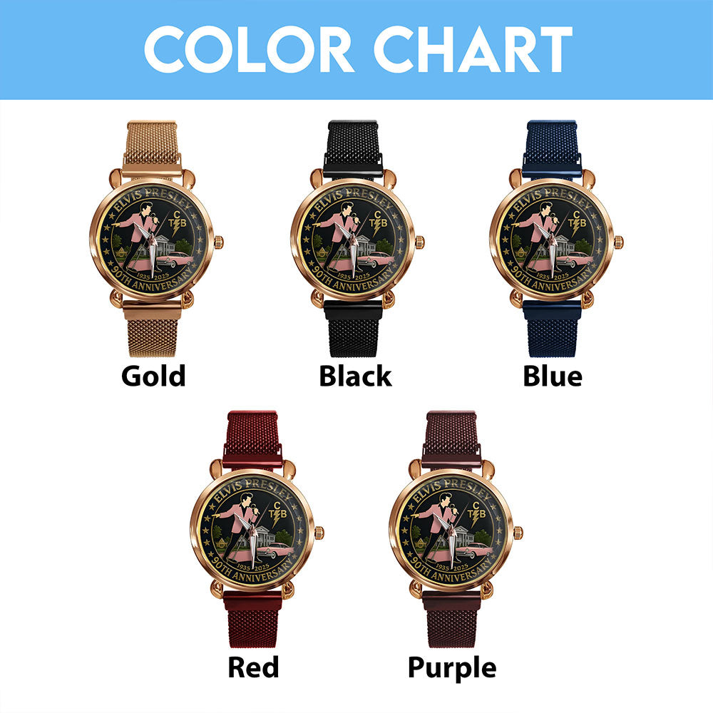 Elvis Presley Mesh Strap Quartz Watch - MAITM12696