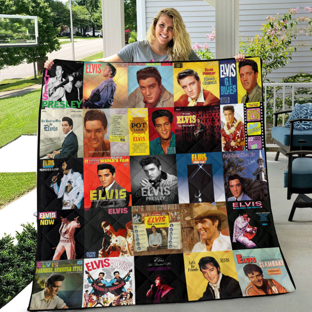 Elvis Presley Quilt Blanket - HOATT15580