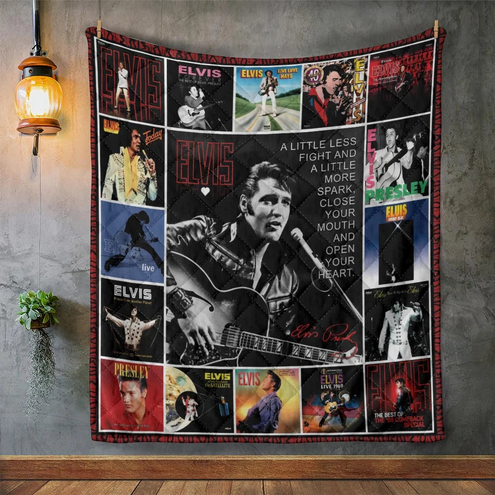 Elvis Presley Quilt Blanket - HOATT20603