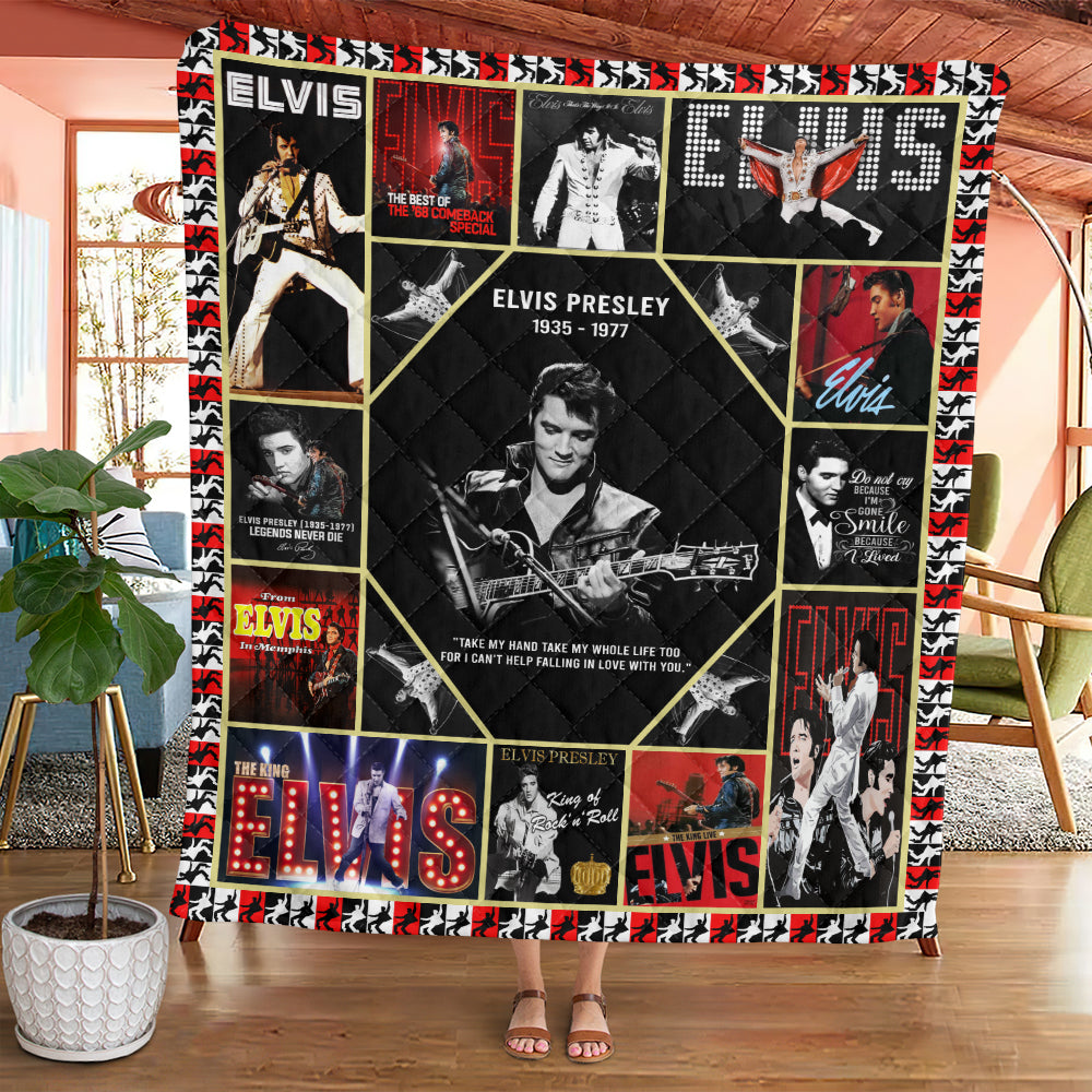 Elvis Presley Quilt Blanket - MAITM 8893