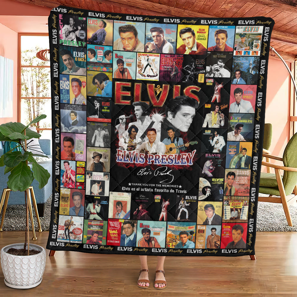 Elvis Presley Quilt Blanket - MAITM 9469