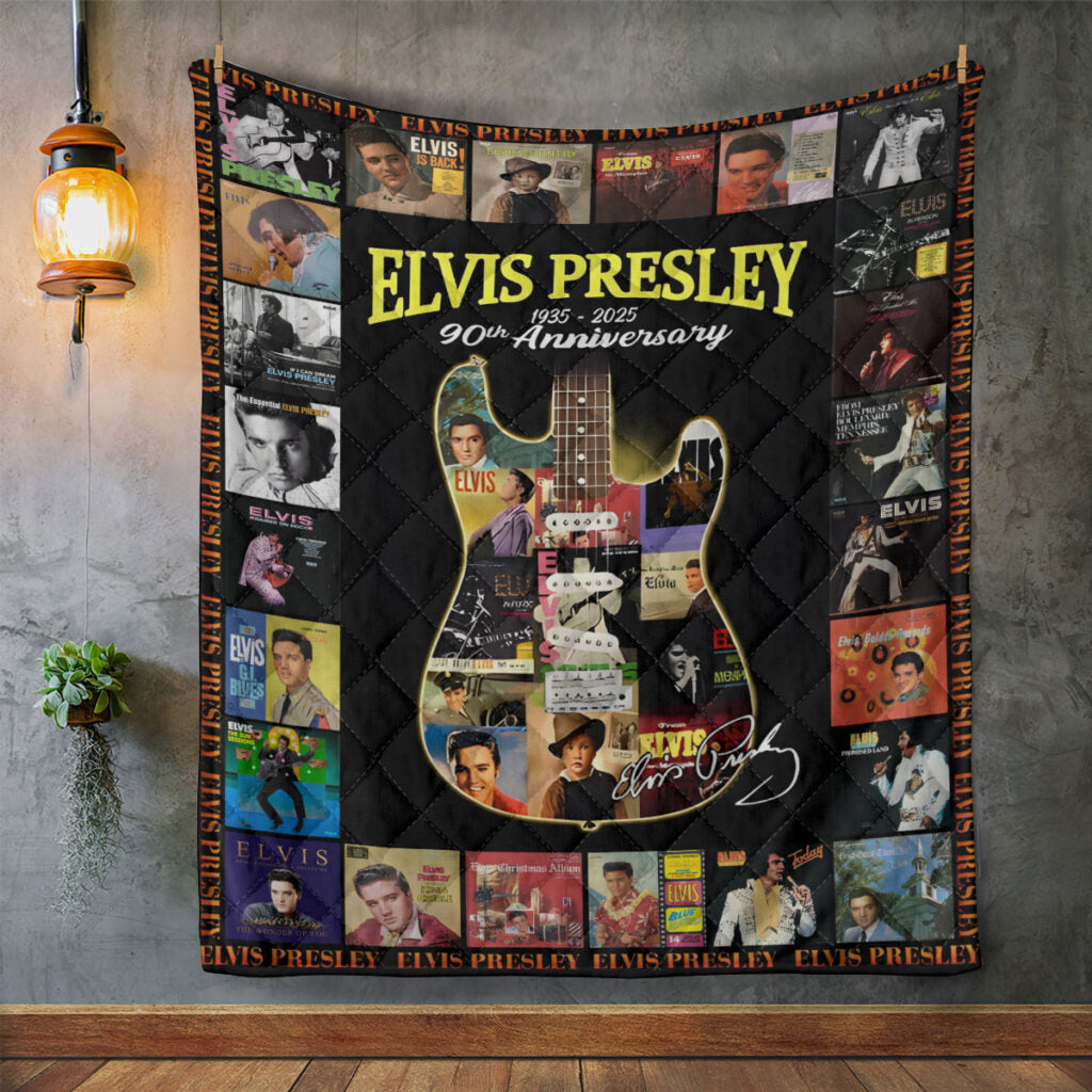 Elvis Presley Quilt Blanket - TANTN 10125