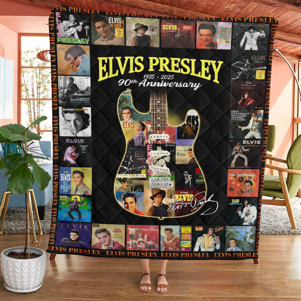 Elvis Presley Quilt Blanket - TANTN 10125