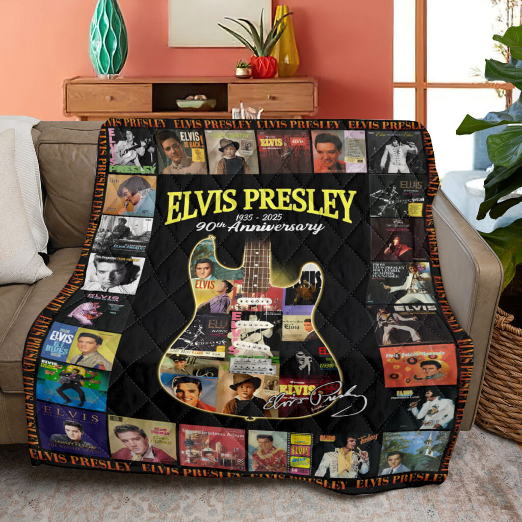 Elvis Presley Quilt Blanket - TANTN 10125